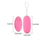 Trứng rung silicon mini không dây điều khiển từ xa dài 7.5cm