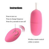 Trứng rung silicon mini không dây điều khiển từ xa dài 7.5cm