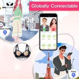 Máy rung núm vú bông hoa có 10 chế độ điều khiển qua APP