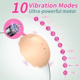 Máy rung núm vú bông hoa có 10 chế độ điều khiển qua APP
