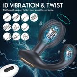 Máy rung hậu môn 2 đầu điều khiển từ xa dùng sạc điện