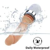 Dương vật giả silicon tỏa nhiệt đến 42 độ có rung dài 25cm