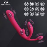 Dương vật giả 2 đầu thụt kích thích 3 điểm dài 25.2cm