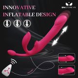 Dương vật giả 2 đầu thụt kích thích 3 điểm dài 25.2cm