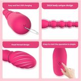  Máy rung hậu môn chuỗi hạt có 20 tần số dài 21cm