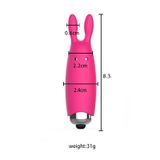 Máy rung mini hình tai thỏ dài 8.3cm có độ ồn thấp