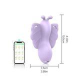 Máy rung âm vật cánh bướm điều khiển qua APP dài 10.5cm