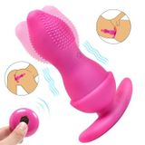 Máy rung hậu môn có gai điều khiển từ xa dài 11cm