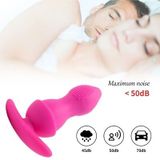 Máy rung hậu môn có gai điều khiển từ xa dài 11cm