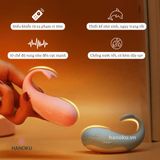 (có video) Trứng rung cá heo điều khiển từ xa Minty 10 chế độ rung