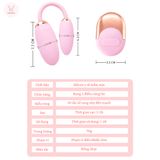 (Có video) Trứng rung 2 đầu đa năng Anki có điều khiển từ xa 10m 