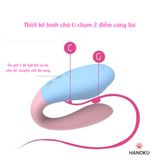 (Có video) Trứng rung 2 đầu Angel Baby kích thích đa điểm cùng lúc