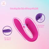 (Có video) Trứng rung hai đầu kẹp kích thích đa điểm Yuna 