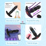 (Có video) Phích cắm hậu môn rung Panda rung thục kết hợp điều khiển từ xa