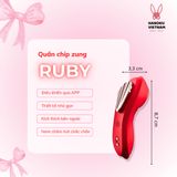 (Có video)Trứng rung quần chip Ruby điều khiển qua APP kín đáo