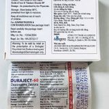 Viên uống cường dương tăng sinh lý kéo dài thời gian Duraject 60mg Hộp 4 Viên