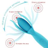 Máy rung âm vật silicon 10 tần số sạc điện dài 15.5cm