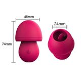 Trứng rung mini 12 tần số silicon mini có lưỡi dài 7.4cm