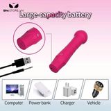 Máy rung mini ngụy trang cây nấm hồng dài 11cm sạc điện