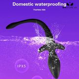 Anal plug đuôi chó dài 219mm điều khiển mini từ xa