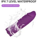 Dương vật giả mini dài 11.5cm có 10 tần sổ rung sạc USB