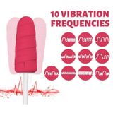 Máy rung xoay ngụy trang cây kem có 10 chế độ