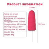 Máy rung xoay ngụy trang cây kem có 10 chế độ