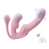 Dương vật giả 3 đầu dành cho les điều khiển từ xa