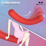 Máy rung ngụy trang xúc xích đỏ có 9 tần số rung dài 12.6cm