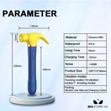 Máy rung mút hút thụt silicon ngụy trang cây búa dài 23cm