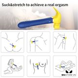 Máy rung mút hút thụt silicon ngụy trang cây búa dài 23cm