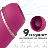 Máy rung âm vật mini silicon có 9 chế độ sạc điện dài 8.3cm