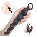Đồ chơi hậu môn anal beads silicon uốn cong dài 27.5cm
