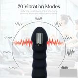 Dương vật giả mini silicon có 20 tần số rung dài 16.3cm