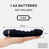 Dương vật giả mini silicon có 20 tần số rung dài 16.3cm