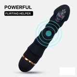 Dương vật giả mini silicon có 20 tần số rung dài 16.3cm