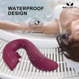 Máy rung 9 tần số 2 đầu có lưỡi liếm chống thấm nước