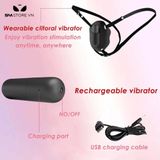 Máy rung Pretty Love điều khiển xa có 10 tần số sạc điện