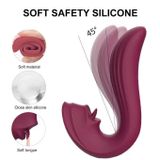 Máy rung 9 tần số 2 đầu có lưỡi liếm chống thấm nước