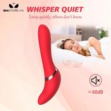 Máy rung âm vật cực mạnh có 5 chế độ xoay sạc điện