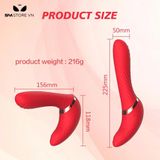 Máy rung âm vật cực mạnh có 5 chế độ xoay sạc điện