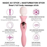 Chày rung tình yêu đầu có gai silicon kích thích 3 điểm