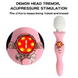 Chày rung tình yêu đầu có gai silicon kích thích 3 điểm