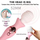 Chày rung tình yêu đầu có gai silicon kích thích 3 điểm