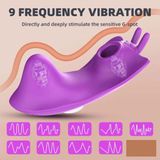 Máy rung hút âm vật hình con bướm kèm sốc điện