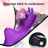 Máy rung hút âm vật hình con bướm kèm sốc điện