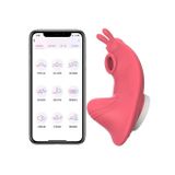 Máy rung hút âm vật hình con bướm kèm sốc điện