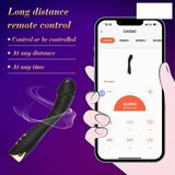 Máy rung 10 tần số đầu dương vật silicon dài 21cm