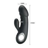 Dương vật giả rung Pretty love có 2 nhánh dài 15.8cm