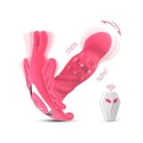 Dương vật giả silicon với đế hình con cua rung 9 chế độ